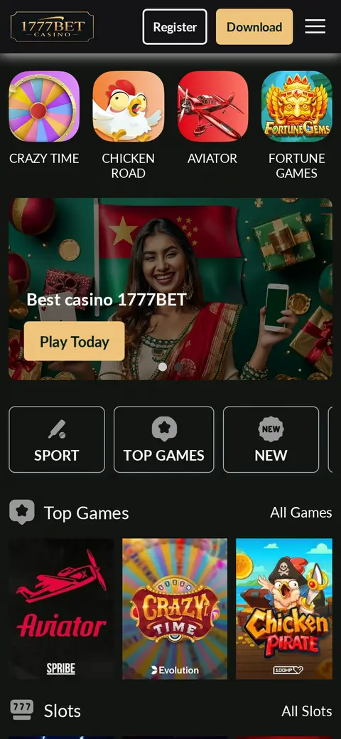 1777Bet website, 26/09/2026