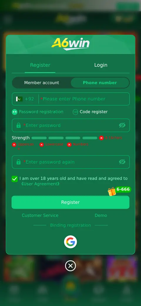 A6Win website, 26/09/2026
