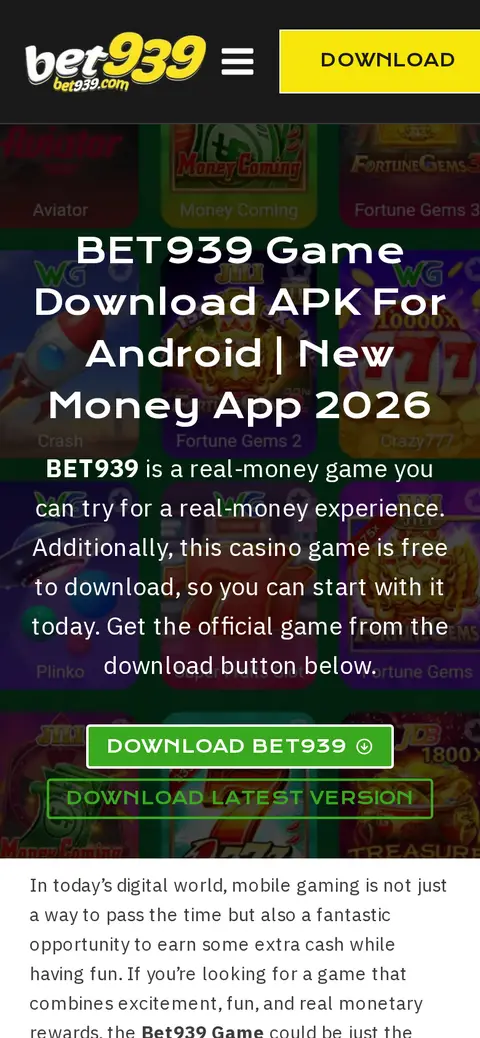 Bet939 website, 26/09/2026