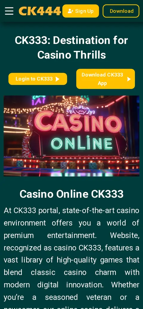 CK333 website, 26/09/2026