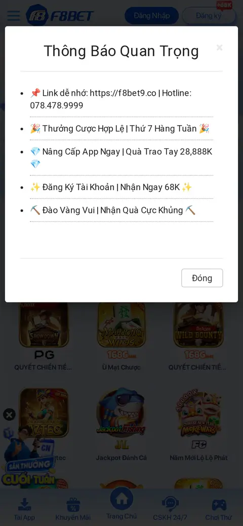 F8bet website, 26/09/2026