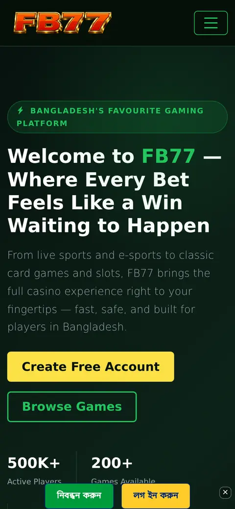FB77 website, 26/09/2026