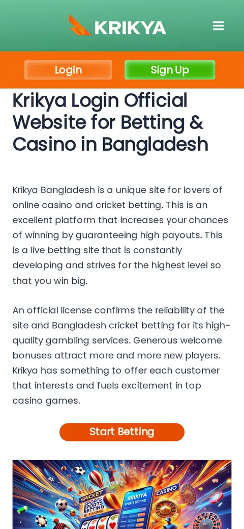 Krikya website, 26/09/2026