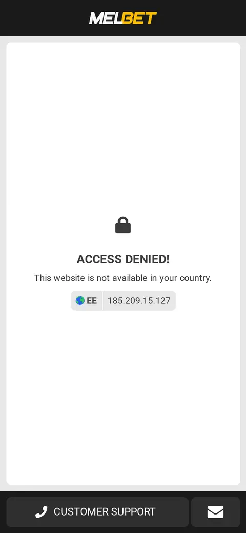 Melbet website, 26/09/2026