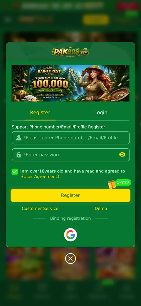 Pak998 website, 26/09/2026