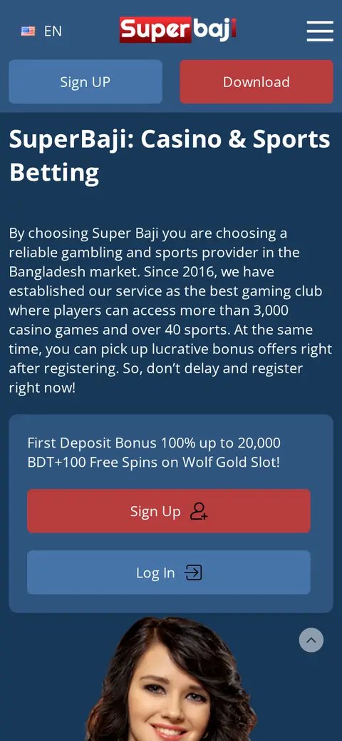 SuperBaji website, 26/09/2026