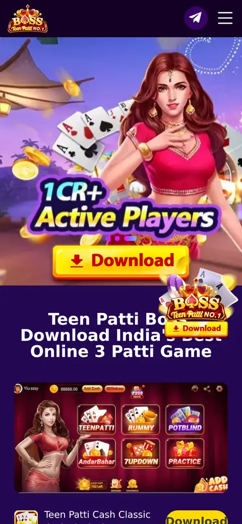 Teen Patti Boss website, 26/09/2026