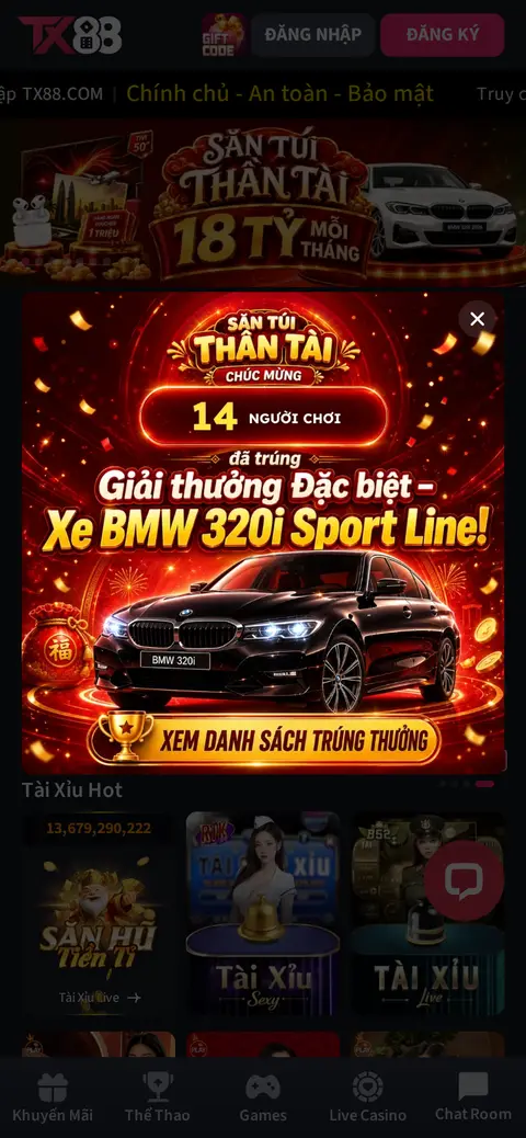 TX88 website, 26/09/2026